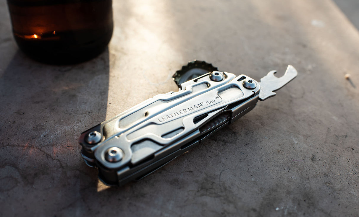 Translation missing: en.Leatherman Rev with bottle opener deployed