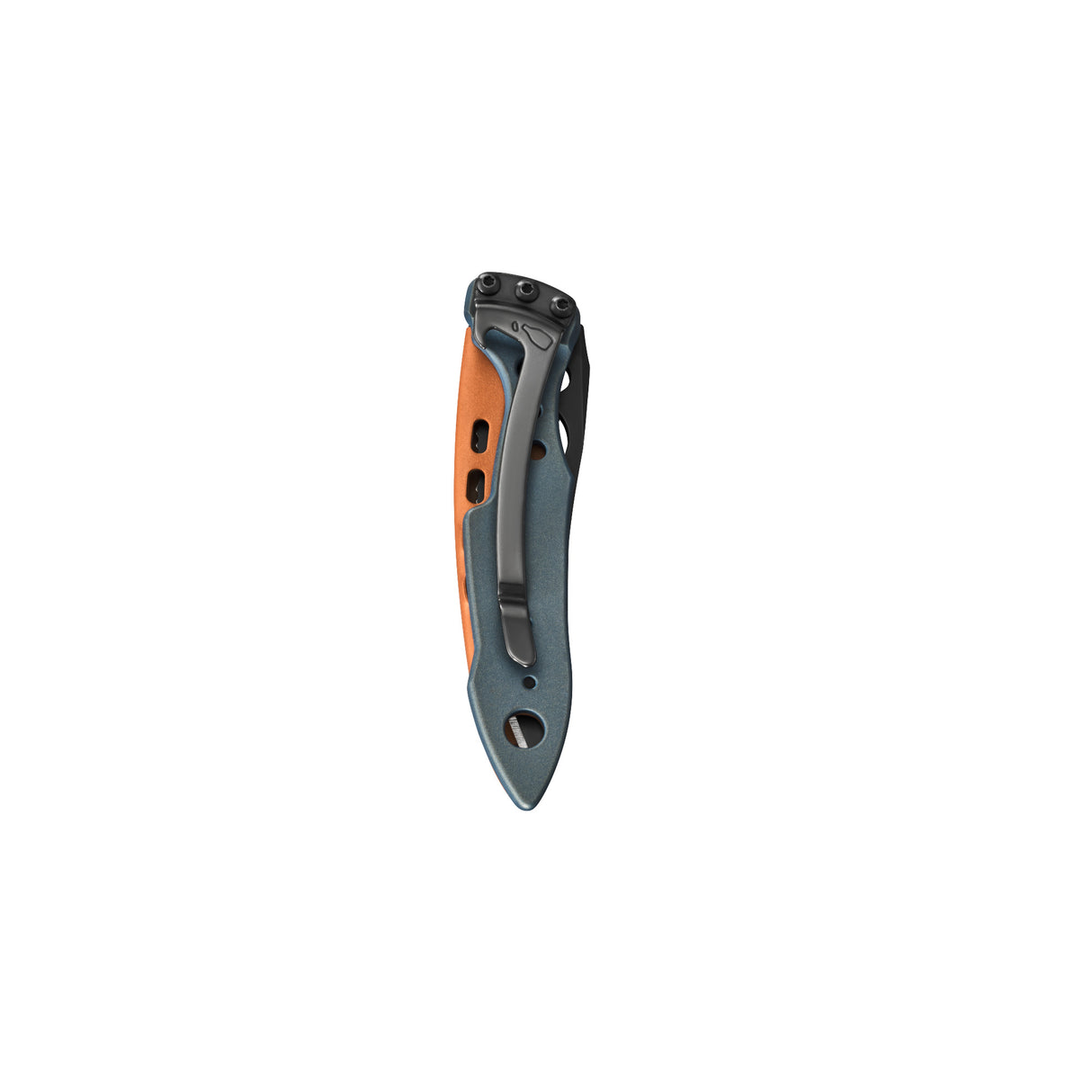 Translation missing: en.Folded Skeletool KBX knife in Aurora color with curved handle and pocket clip