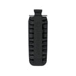 Translation missing: en.Black Leatherman bit kit holder with multiple interchangeable screwdriver bits arranged on both sides, featuring the Leatherman logo embossed in the center