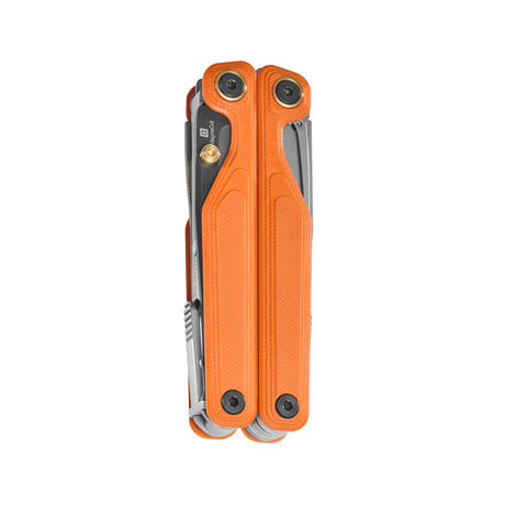 Translation missing: en.Canyonland Leatherman Wave® Alpha multitool closed, showcasing its compact design, utility and MagnaCut blade label