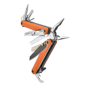 Translation missing: en.Canyonland Leatherman Wave® Alpha multi-tool beauty image showing the various tools and features