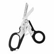 Translation missing: en.Open Black Leatherman Raptor Rescue trauma shears with premium scissors and various tools