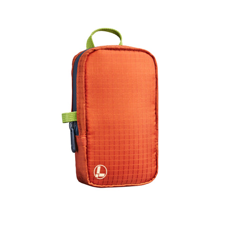 Translation missing: en.Aurora Leatherman tool pouch with grid texture, front zipper, and green loop handle