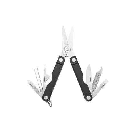 Translation missing: en.Jet Black Leatherman Micra® compact multi-tool with scissors, screwdrivers, and more for everyday tasks
