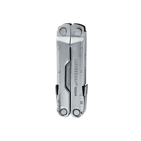 Translation missing: en.Black Leatherman Rebar® multi-tool closed showcasing its compact design for easy carry