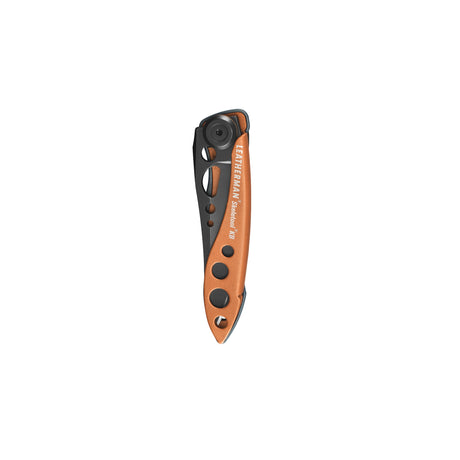Translation missing: en.Aurora Skeletool KB folding knife closed, with cutout handle and visible pocket clip