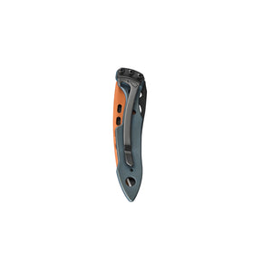 Translation missing: en.Folded Skeletool KBX knife in Aurora color with curved handle and pocket clip