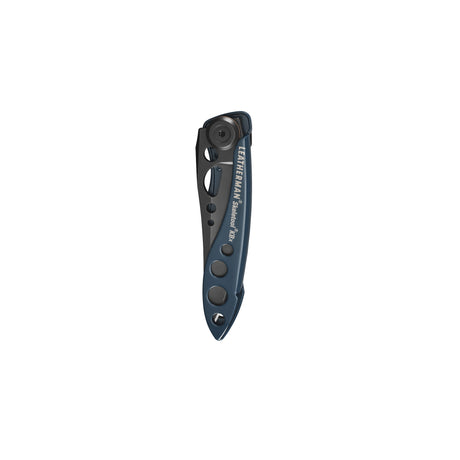 Translation missing: en.Folded Leatherman Skeletool KBX pocket knife in Nocturnal blue with cutout handle design